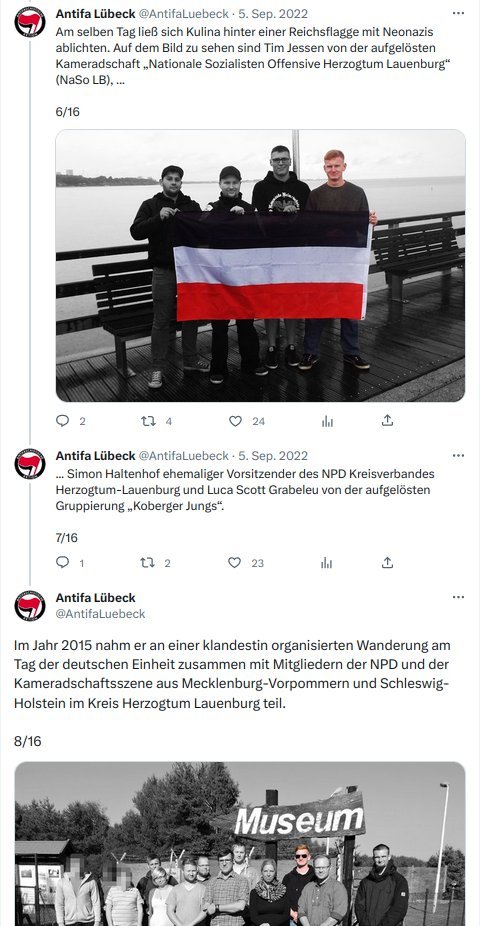 AfaNord's tweet photo. Distanzierungen sind Taktik. #Neonazis der AfD-Jugend übten Straßenkampf & trafen sich am Hitlergeburtstag 20.4.24 mit der "Heimat"-Jugend (JN) in Steinhude. Leif Kulina agiert als Bindeglied der extremen Rechten in JA SH & AfD.2/x
https://t.co/RQEVLAdInS
#NoNazis #NoNPD #NoAfD https://t.co/o7JHVkpNa9