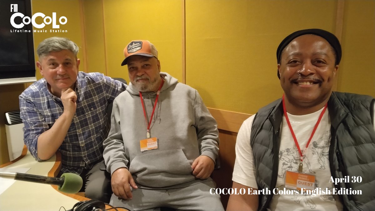 earth_colors_e's tweet image. #CEC765 
ただいまの時間はCITRUS SUN(@CitrusSun)の
Jean-Paul 'Bluey’とFrancis Hyltonを
スタジオにお迎えしてお送りしています！

#fmcocolo765