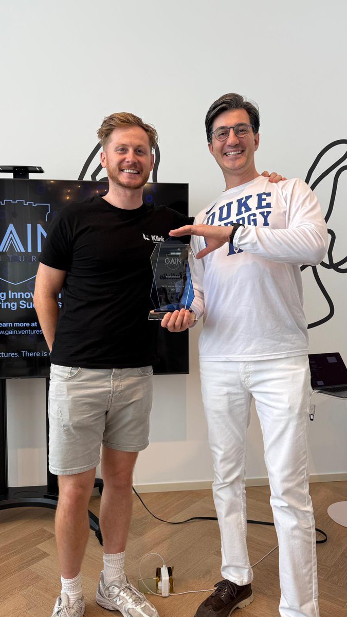 Klink Finance (@klinkfinance) on Twitter photo π KLINK WINS BIG!
Best Web3 Startup of 2024 β crowned by <a href="/GainVentures/">Ga^3in Ventures</a> π₯
Weβre beyond excited to share that Klink has officially been named Best Web3 Startup of the Year by Gain Ventures! π
From idea to execution, we've been heads down building a platform that lets users π KLINK WINS BIG!
Best Web3 Startup of 2024 β crowned by <a href="/GainVentures/">Ga^3in Ventures</a> π₯
Weβre beyond excited to share that Klink has officially been named Best Web3 Startup of the Year by Gain Ventures! π
From idea to execution, we've been heads down building a platform that lets users