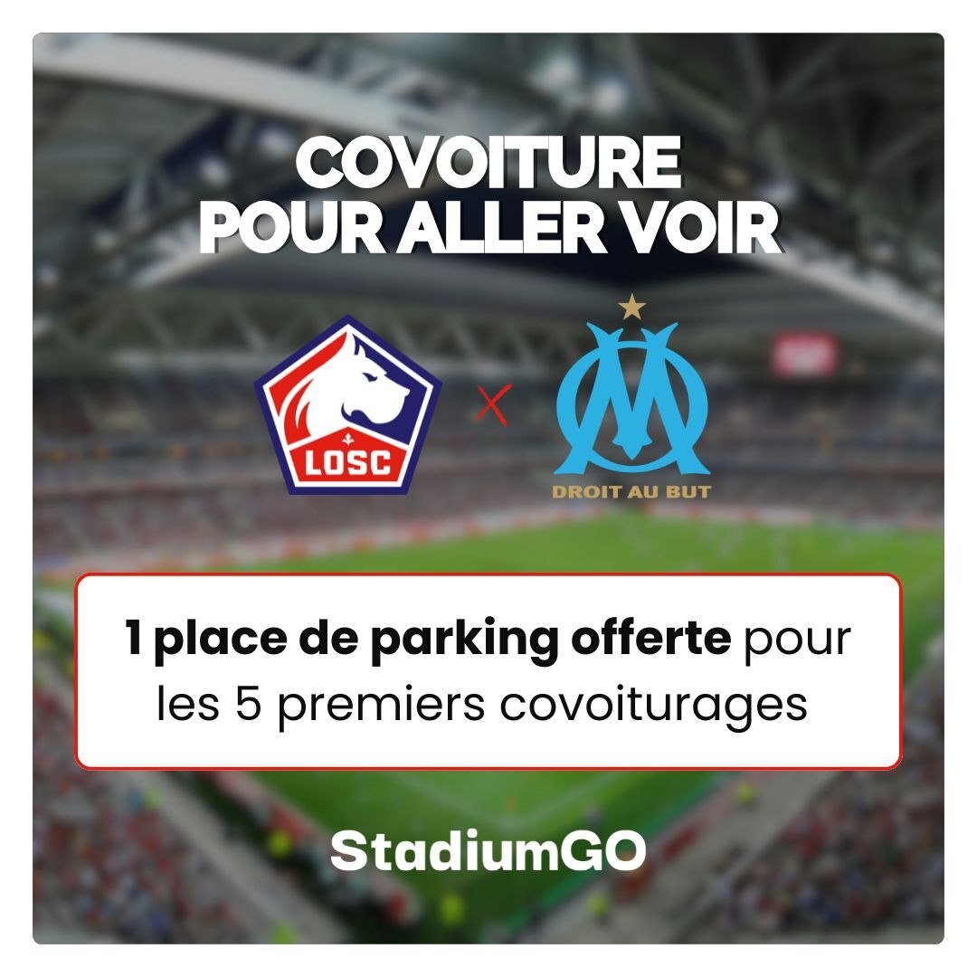 LOSC (@losclive) on Twitter photo Pour le prochain match face ร l'OM,
<a href="/stadiumgo/">StadiumGO</a> t'offre la possibilitรฉ de rรฉserver ou proposer un covoiturage pour te rendre au stade ๐
Pour en profiter ๐ bit.ly/covoiturage-loโฆ
๐๐ : ๐๐๐ ๐ ๐๐๐๐๐๐๐๐ ๐๐๐ฃ๐๐๐ก๐ข๐๐๐๐๐ ๐ฃ๐๐๐๐๐ฬ๐ ๐๐๐๐๐๐๐๐๐ก Pour le prochain match face ร l'OM,
<a href="/stadiumgo/">StadiumGO</a> t'offre la possibilitรฉ de rรฉserver ou proposer un covoiturage pour te rendre au stade ๐
Pour en profiter ๐ bit.ly/covoiturage-loโฆ
๐๐ : ๐๐๐ ๐ ๐๐๐๐๐๐๐๐ ๐๐๐ฃ๐๐๐ก๐ข๐๐๐๐๐ ๐ฃ๐๐๐๐๐ฬ๐ ๐๐๐๐๐๐๐๐๐ก
