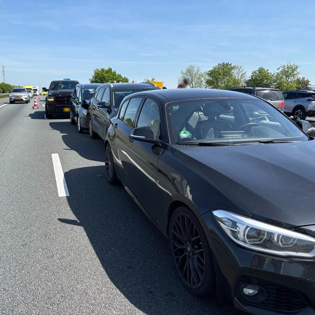 Vijf voertuigen betrokken bij ongeval op A58 bij Wouwse Plantage