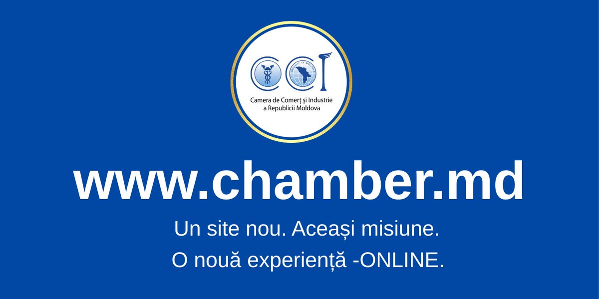 Camera de Comerț si Industrie a RM tweet media