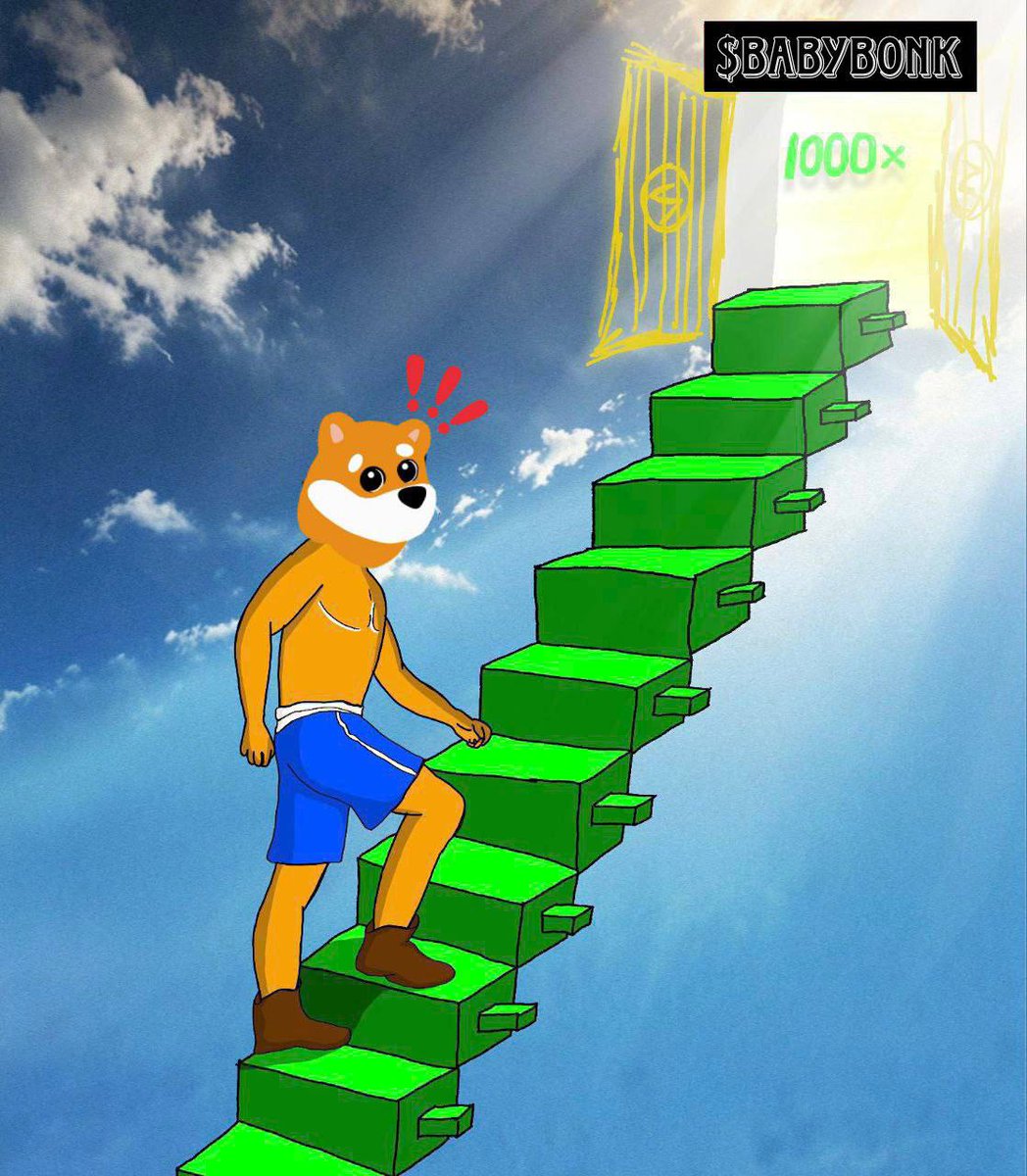 i am on stairs Daddy $BONK

Will be there soon with my cult community $BABYBONK