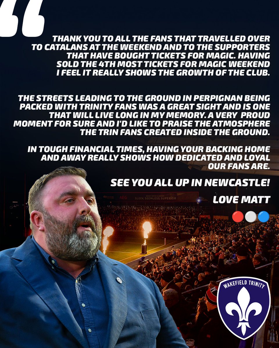 🙏🏻 A thank you from the Owner!!

You Trin fans have been incredible in 2025! Long may it continue!

#UpTheTrin