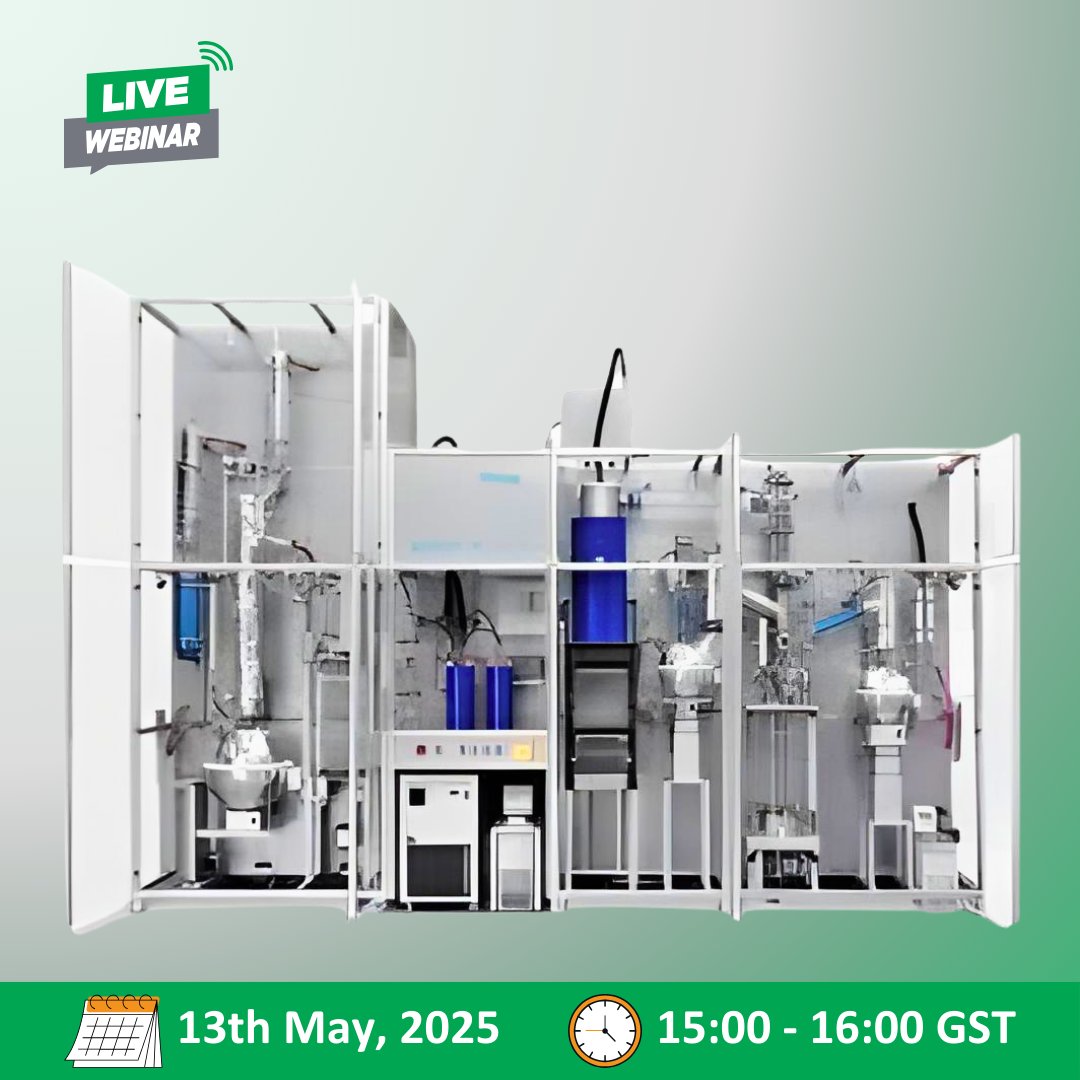 Explore ILUDEST’s flexible solutions for crude oil and petroleum fraction distillation aligned with ASTM standards.

Register Now: register.gotowebinar.com/register/36865…

#ILUDEST #DistillationSystems #ASTMCompliance #gba