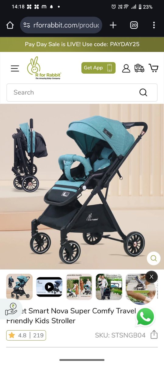 Vishalguitar's tweet photo. @VietnamAirlines @DelhiAirport am travelling to vietnam next monday with an infant...is this stroller allowed inside the cabin? https://t.co/X3yLGcQCIC