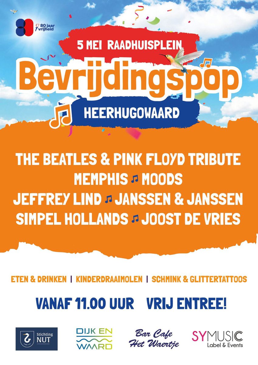 Vier de vrijheid samen!