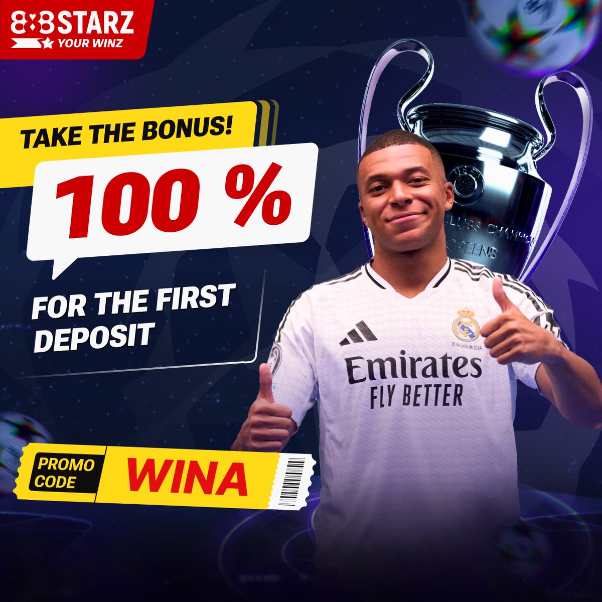 the_engineer777's tweet image. ROLL OVER DAY 01 - 888STARZ📌

ODDS 2✅👉 : RRZTZ
ODDS 1.5✅👉 : HH17Z

KUJISAJILI (Register👇)888STARZ📌
Reg👉 : 888shrt.com/code-WINA
PROMOCODE : WINA
Apk link👉 : 888shrt.com/wina-apk

UNAWEZA KUANZA NA KIASI CHOCHOTE J3 TUNAFUNGA, HII NI KILA WEEK💰💰💰