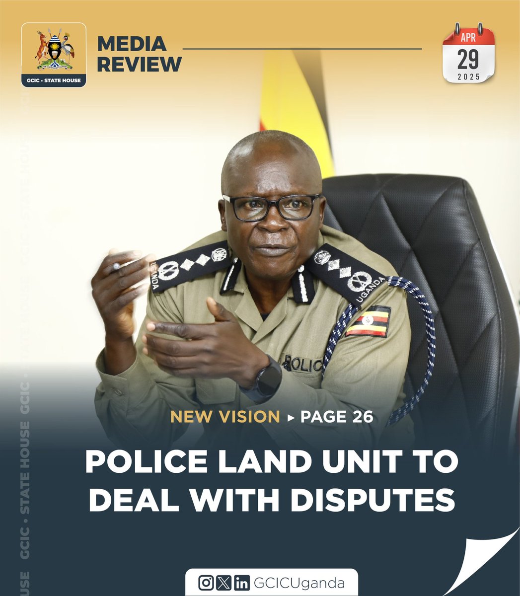 Katwire Molly🇺🇬🥰 (@katwiiremolly) on Twitter photo <a href="/igp_ug1/">ABAS BYAKAGABA</a> has moved the land protection unit from <a href="/CID1_UG/">Criminal Investigations Directorate-UPF</a> to legal directorate.This reform aims to enhance the unit’s capacity to address the legal, operational, & criminal aspects of land-related conflicts, since most land disputes involve both civil and criminal elements. <a href="/igp_ug1/">ABAS BYAKAGABA</a> has moved the land protection unit from <a href="/CID1_UG/">Criminal Investigations Directorate-UPF</a> to legal directorate.This reform aims to enhance the unit’s capacity to address the legal, operational, & criminal aspects of land-related conflicts, since most land disputes involve both civil and criminal elements.