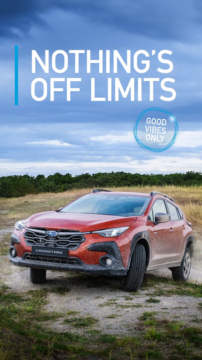 Tackle the rough, steep, and unexpected with the Subaru Crosstrek. With X-MODE, Permanent All-Wheel Drive, and 220 mm ground clearance, it’s built to handle anything - even reversing uphill. Jump in and chase the good vibes.

#SafeFunTough
#GoodVibesOnly
#SubaruCrosstrek
