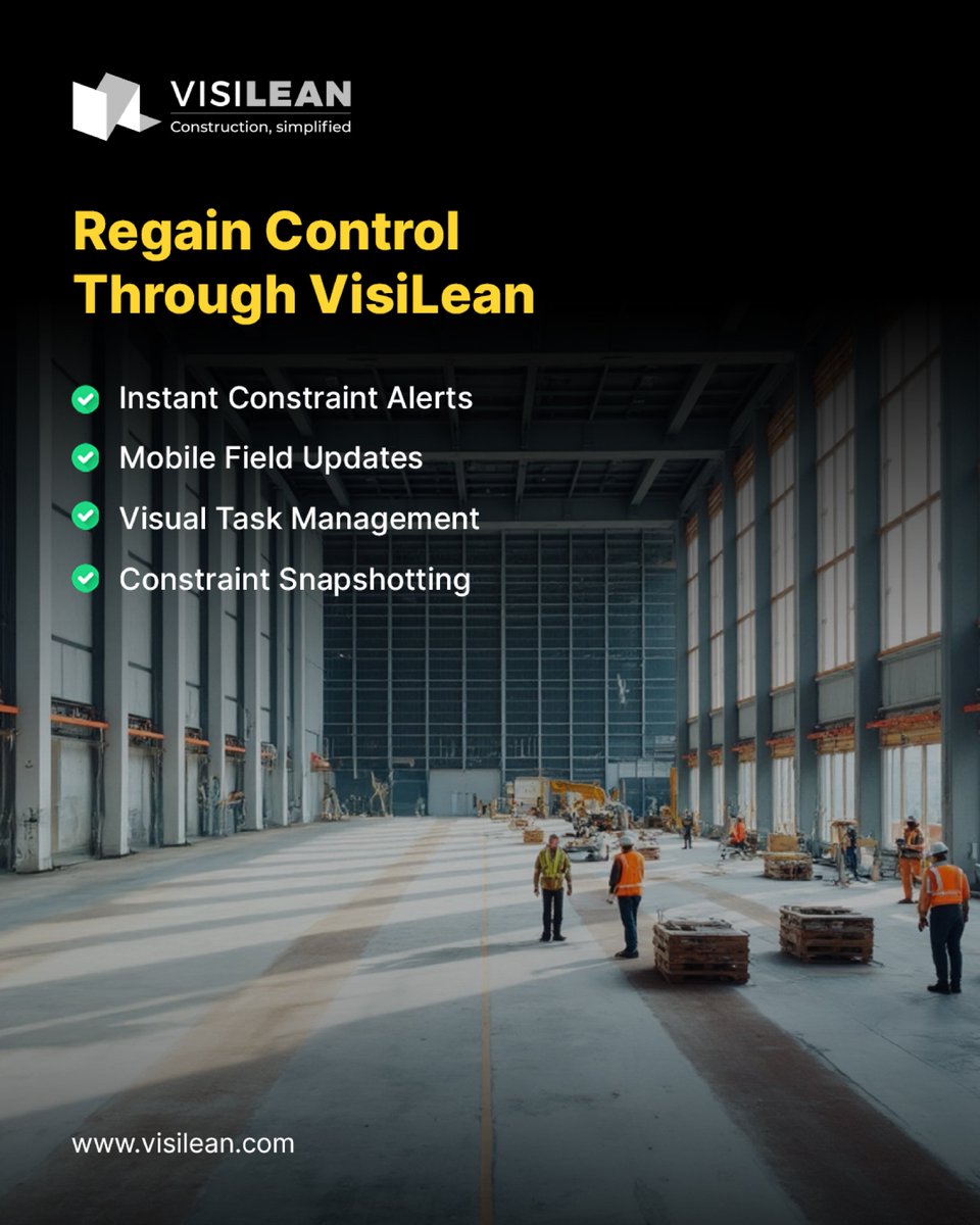 Take control of your data centre construction projects through a dynamic, end-to-end construction management solution. Book a demo today at bit.ly/3GLME8v to learn more!

#DataCentres #ConstructionSimplified #Efficiency #VisiLean