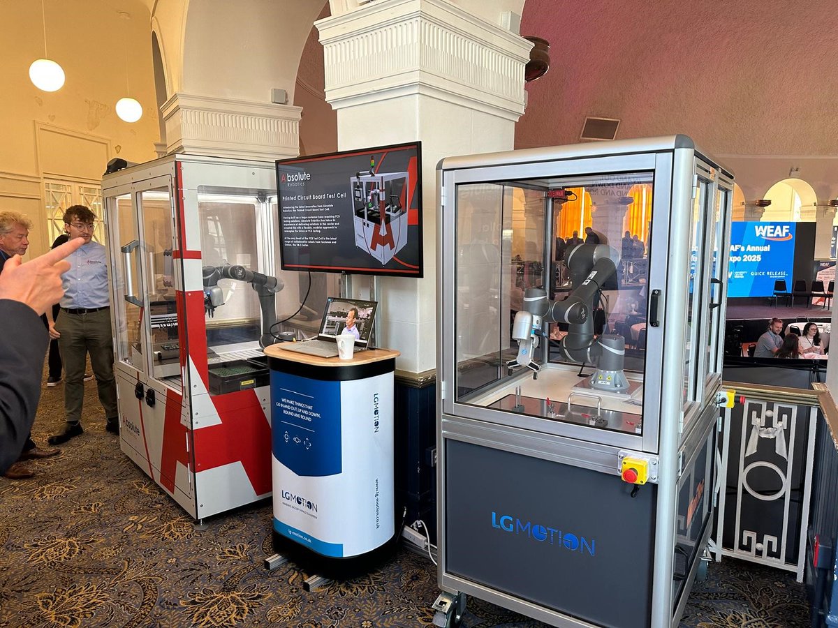 The WEAF Annual Conference &amp; Expo is underway!

If you're attending, come and visit us and Absolute Robotics for Techman Robot demonstrations and to chat about the future of automation! 🤝🦾

Find the full agenda below!
🔗 loom.ly/44ntkS0

#WEAF #Automation #Robotics