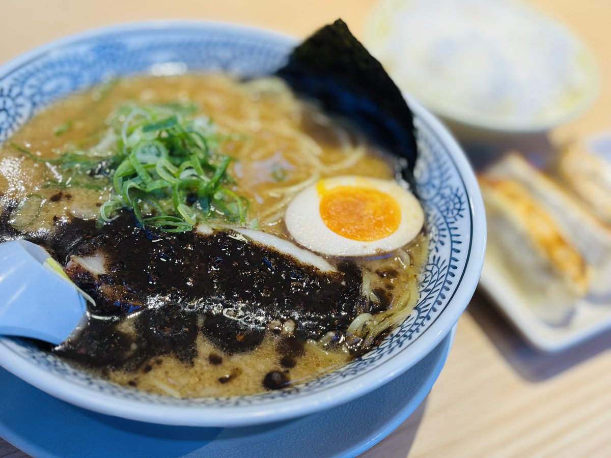 今日は「絶対にラーメン🍜」という気分でした。美味しかった‼️💖✨
#女のラーメン生活
#丸源ラーメン
