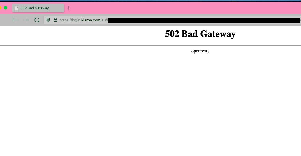 Hi <a href="/AskKlarna/">AskKlarna</a>, Bad day?