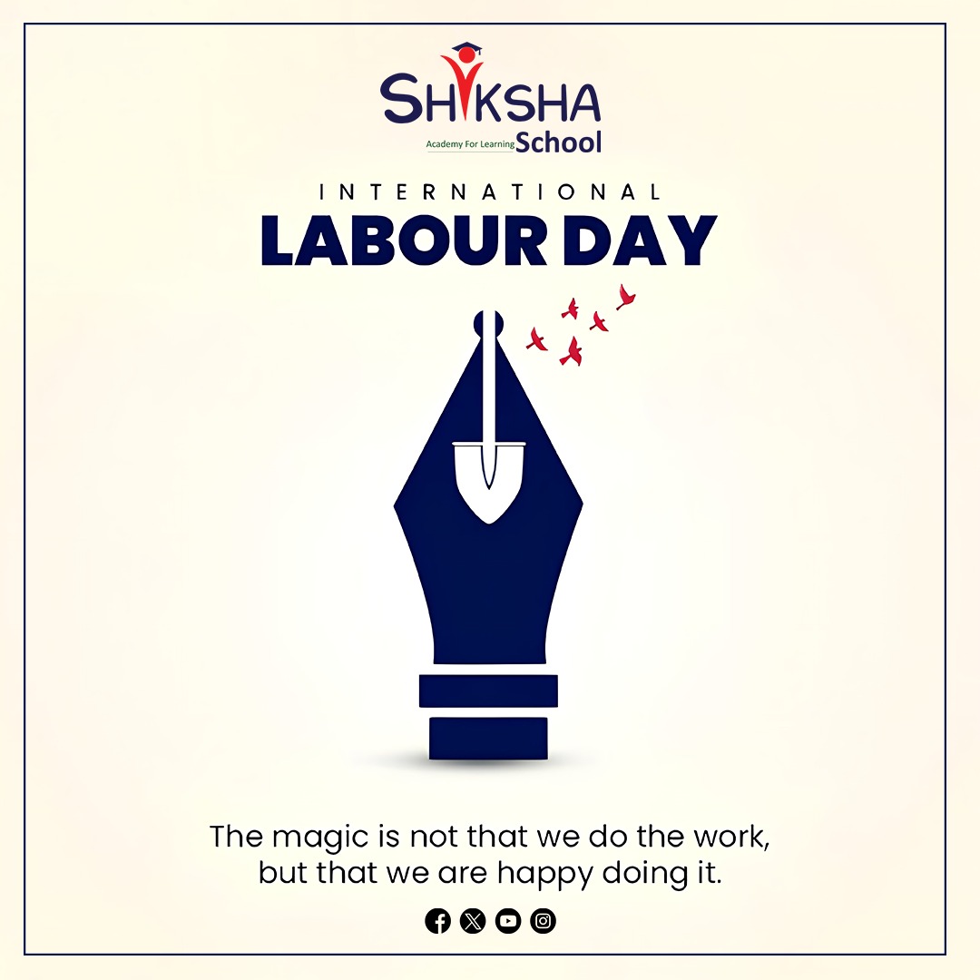 saflschool's tweet photo. Happy International Labour Day!
Thank you for your hard work and dedication.
Take time today to rest, recharge, and feel proud of all you do. 💪🌼

#LabourDay #HardWorkPaysOff #Gratitude #WorkersDay #shikshaacademyforlearning https://t.co/AWeaM2wchb