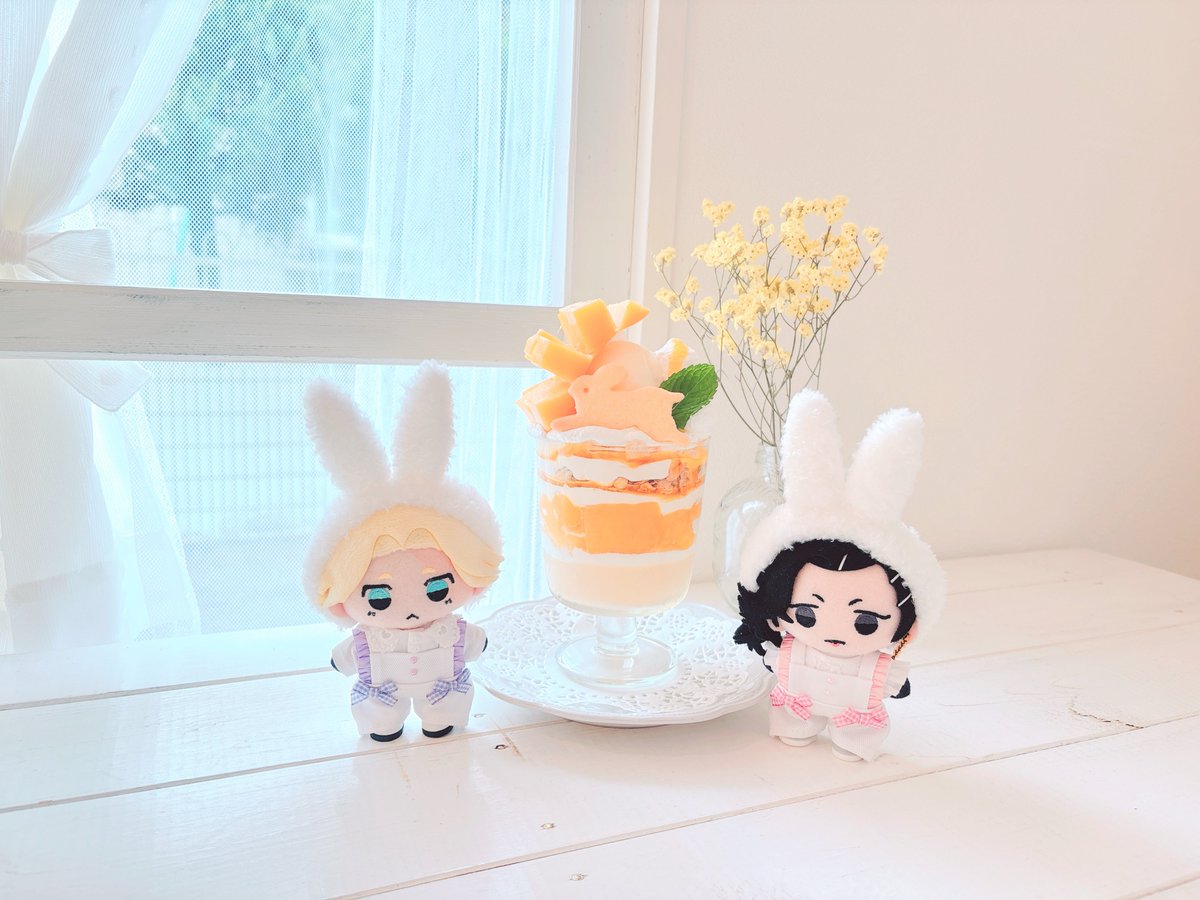 yu___211's tweet image. 🧡🐰💛
