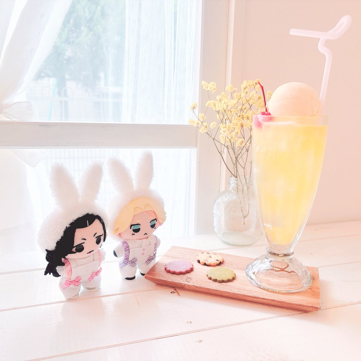 yu___211's tweet image. 🧡🐰💛