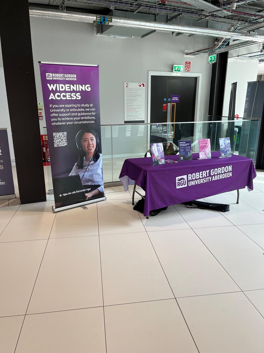 RGU on the road again! 🥳

Come and find Susan in The City of Glasgow College, City centre campus ✨