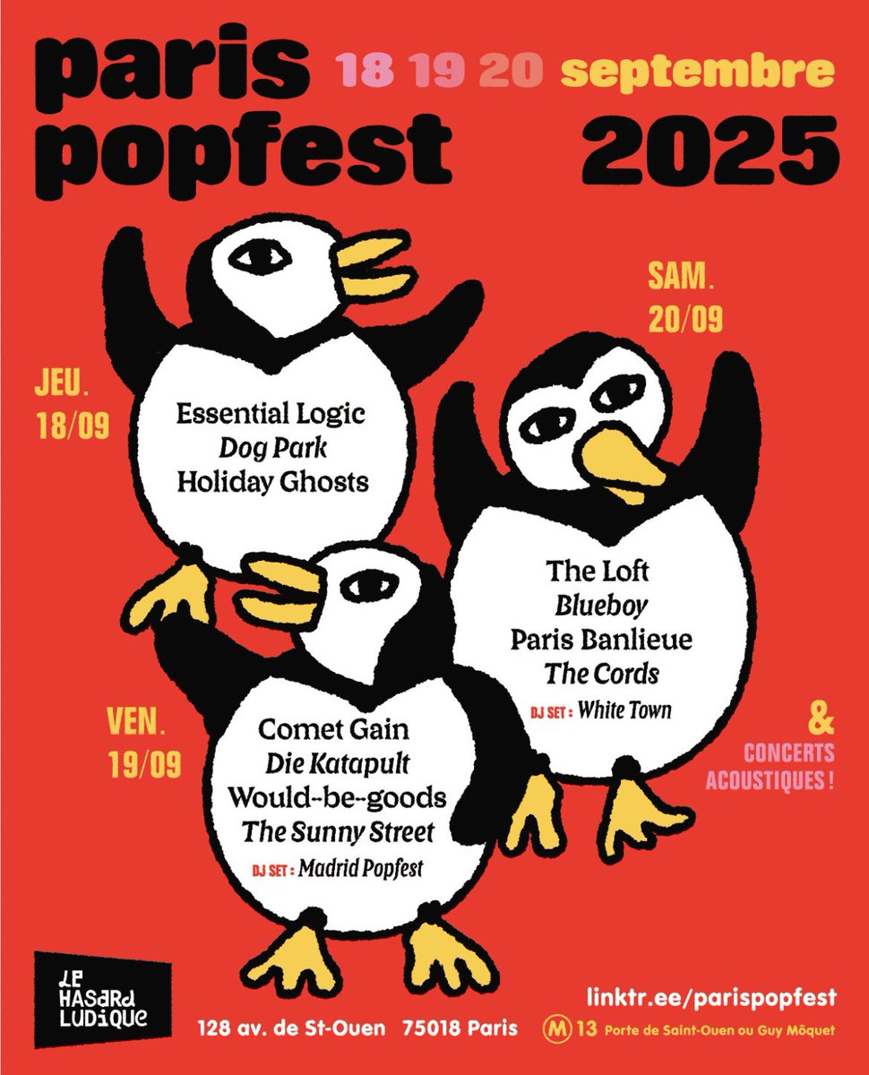 TheLoftUKband's tweet image. We’re playing our first ever show in Paris in September. Fantastic line up across the three days.