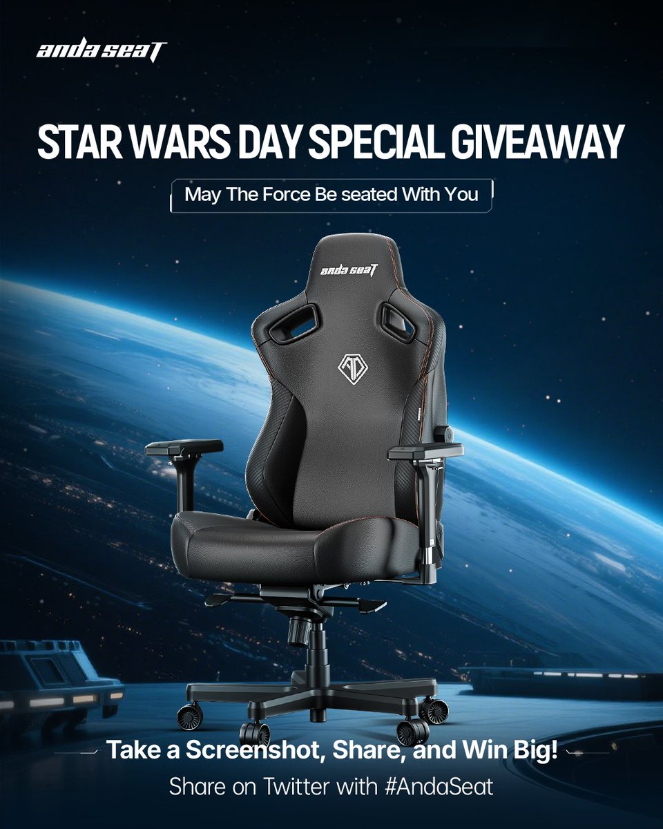 🌌 May the 4th brings a special force to gamers everywhere! This Star Wars Day, we're celebrating by granting wishes to our AndaSeat community. Your perfect gaming throne awaits!

How to join our galactic giveaway:
1️⃣ Visit our website: ow.ly/XfkB50VKmS2
2️⃣ Browse our
