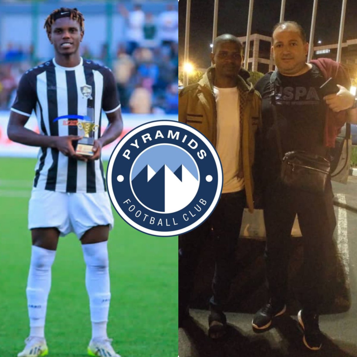 umulisa_eric's tweet image. 🇷🇼Breaking News: Ushinzwe kugurira abakinnyi ikipe ya #PyramidsFC witwa #Mohamed yamaze kugera mu Rwanda aho aje gukurikirana Umukinnyi w'ikipe ya APR FC ndetse n'ikipe y'igihugu Amavubi #NIYIGENA_Clement mu mukino w'igikombe cy'Amahoro uribuhuze APR FC na Police FC 

Phillipe 🙏