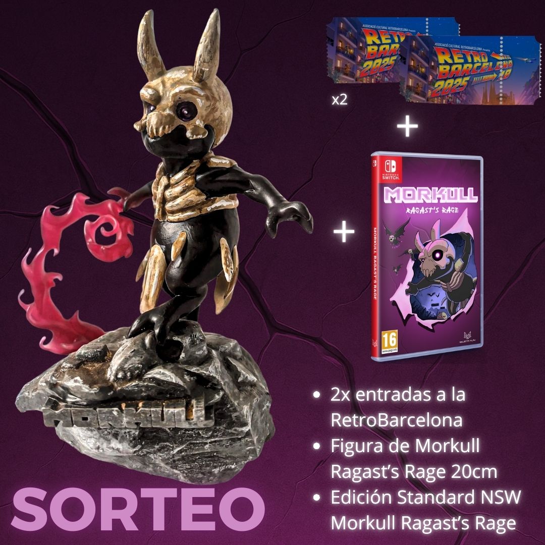 Selecta Play (@selectaplay) on Twitter photo ¡Hoy #SORTEO exprés de un día!
¡Sorteamos junto a la <a href="/RetroBarcelona/">RetroBarcelona</a> y <a href="/DisasterGames/">Morkull Ragast´s Rage 😈 | OUT NOW</a> una figura de #Morkull, dos entradas para la #Retrobarcelona2025 y una física de #Morkull!
🫂 Sigue a <a href="/SelectaPlay/">Selecta Play</a>, <a href="/DisasterGames/">Morkull Ragast´s Rage 😈 | OUT NOW</a> y <a href="/RetroBarcelona/">RetroBarcelona</a>
🔁 RT
🗨️ Menciona con quien irías ¡Hoy #SORTEO exprés de un día!
¡Sorteamos junto a la <a href="/RetroBarcelona/">RetroBarcelona</a> y <a href="/DisasterGames/">Morkull Ragast´s Rage 😈 | OUT NOW</a> una figura de #Morkull, dos entradas para la #Retrobarcelona2025 y una física de #Morkull!
🫂 Sigue a <a href="/SelectaPlay/">Selecta Play</a>, <a href="/DisasterGames/">Morkull Ragast´s Rage 😈 | OUT NOW</a> y <a href="/RetroBarcelona/">RetroBarcelona</a>
🔁 RT
🗨️ Menciona con quien irías