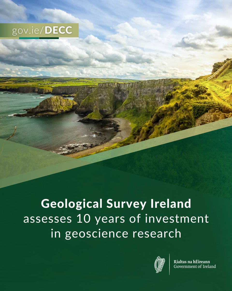 Dept. Environment, Climate and Communications (@dept_ecc) on Twitter photo In the last ten years <a href="/GeolSurvIE/">Geological Survey IE</a> has invested nearly €17 million in 226 research projects directly funding almost 160 researchers. This work has helped us to better understand Earth’s processes, climate change and natural hazards on our world.
bit.ly/44Pbpe2 In the last ten years <a href="/GeolSurvIE/">Geological Survey IE</a> has invested nearly €17 million in 226 research projects directly funding almost 160 researchers. This work has helped us to better understand Earth’s processes, climate change and natural hazards on our world.
bit.ly/44Pbpe2