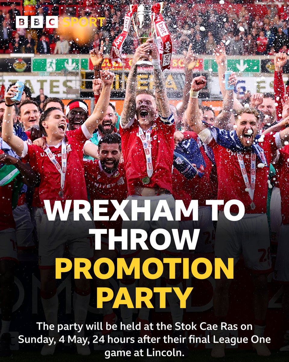 Another party at the Racecourse! 🎉

#BBCFootball #WxmAFC