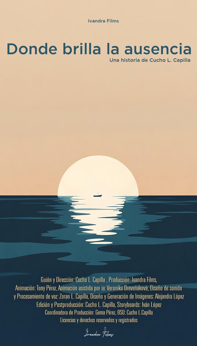 Muy feliz por la Selección Oficial de mi cortometraje “Donde Brilla la Ausencia” en la <a href="/SCineMelilla/">Semana de Cine de Melilla</a>  2025.
Una historia de amor imposible, a ambos lados del Mediterráneo, entre #Melilla y #Málaga