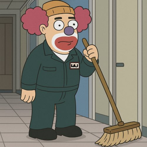 Honk Honk 🎪

Sometimes you gotta clean up a mess you didn’t make.
#LifesAJoke 

Who’s sweeping floors on a Wednesday?