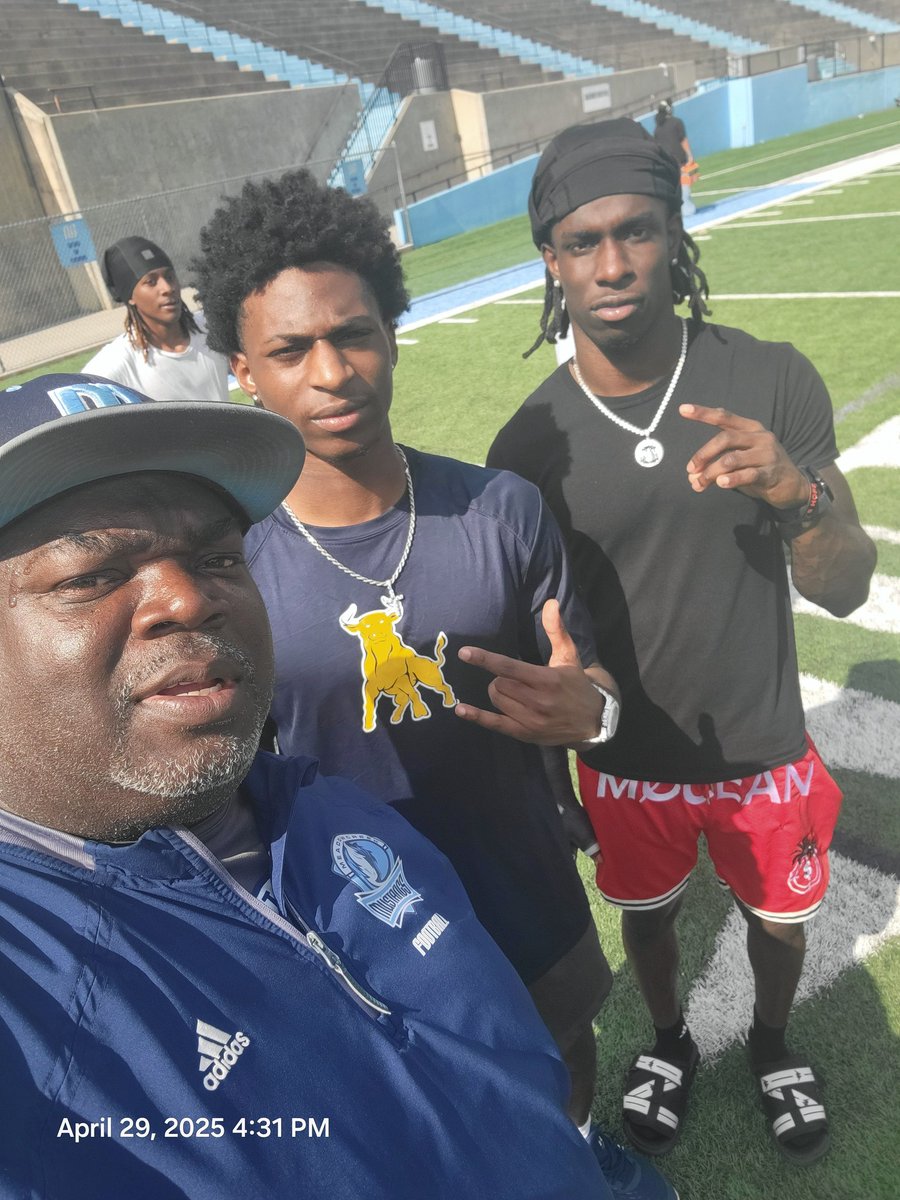 Super Busy Day for the Mustangs, but it is always great to have the alumni come and hang out with the boys!!! 💙🩵🐎🏈‼️ #n2b #4life