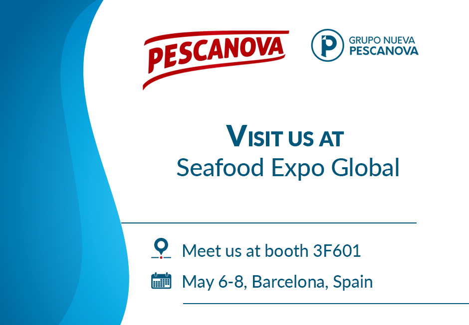 Nueva Pescanova (@pescanovacorp) on Twitter photo ¡Cuenta atrás para <a href="/SeafoodExpo_GL/">Seafood Expo Global</a>! Del 6 al 8 de mayo estaremos en Barcelona presentando nuestro catálogo de productos y últimas novedades. Te esperamos en el stand 3F601. #SEG25
---
From May 6 to 8, visit us at <a href="/SeafoodExpo_GL/">Seafood Expo Global</a> Barcelona. Stop by stand 3F601 and see what's new! ¡Cuenta atrás para <a href="/SeafoodExpo_GL/">Seafood Expo Global</a>! Del 6 al 8 de mayo estaremos en Barcelona presentando nuestro catálogo de productos y últimas novedades. Te esperamos en el stand 3F601. #SEG25
---
From May 6 to 8, visit us at <a href="/SeafoodExpo_GL/">Seafood Expo Global</a> Barcelona. Stop by stand 3F601 and see what's new!