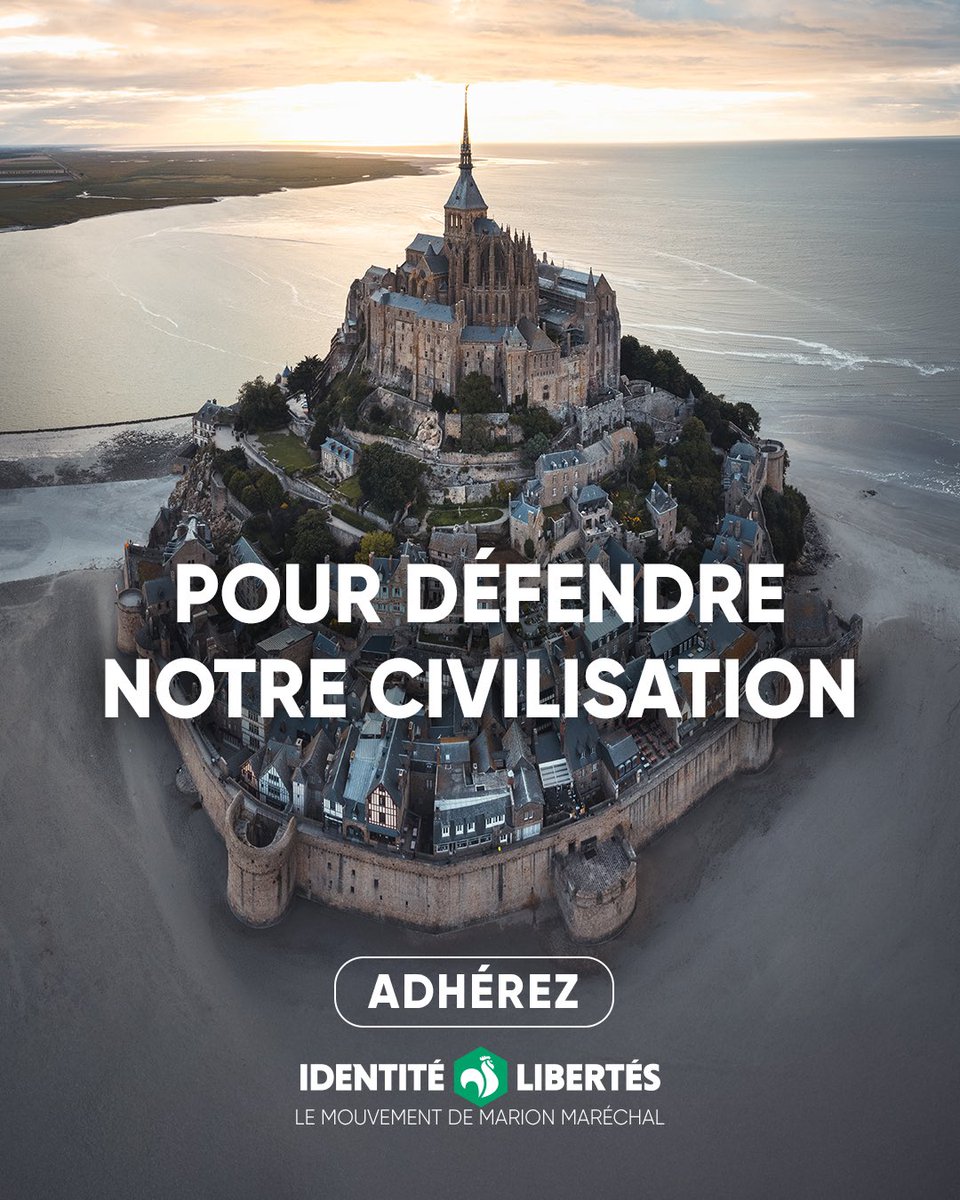 Identité Libertés (@id_libertes) on Twitter photo ☀️ Pour la préservation de notre civilisation et la protection de notre patrimoine, rejoignez IDL aux côtés de <a href="/MarionMarechal/">Marion Maréchal</a> !
Adhérez et faites adhérer sur identite-libertes.fr/adhesion ☀️ Pour la préservation de notre civilisation et la protection de notre patrimoine, rejoignez IDL aux côtés de <a href="/MarionMarechal/">Marion Maréchal</a> !
Adhérez et faites adhérer sur identite-libertes.fr/adhesion
