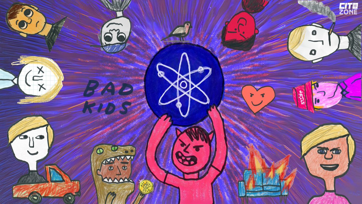 Cito Zone - Cosmos Media Hub โ๏ธ (@cito_zone) on Twitter photo Bad Kids are building the Internet of Blockchains.
- Bad Kids are fully ATOM aligned.
- BKs are the <a href="/cosmos/">Cosmos - The Interchain โ๏ธ</a> OG collection.
- BKs are the cultural heritage of the Interchain.
- BKs mess around & build rad stuff.
Get to know all the <a href="/badkidsart/">Bad Kids</a> working at the ICL ๐๐ Bad Kids are building the Internet of Blockchains.
- Bad Kids are fully ATOM aligned.
- BKs are the <a href="/cosmos/">Cosmos - The Interchain โ๏ธ</a> OG collection.
- BKs are the cultural heritage of the Interchain.
- BKs mess around & build rad stuff.
Get to know all the <a href="/badkidsart/">Bad Kids</a> working at the ICL ๐๐