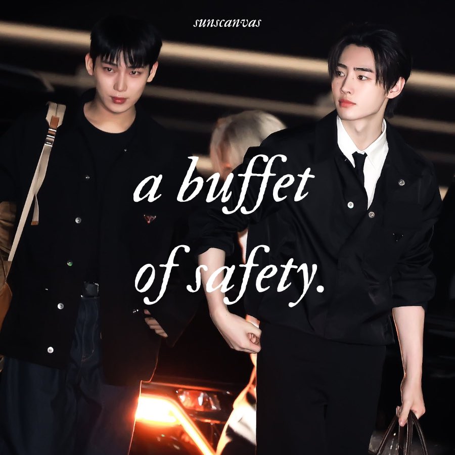 sunscanvas's tweet image. 𝐚 𝐛𝐮𝐟𝐟𝐞𝐭 𝐨𝐟 𝐬𝐚𝐟𝐞𝐭𝐲.

❥ #sunsun 🔞 fic.
❥ 8 chapters, rated E.
❥ strangers to lovers, nsfw, mpreg, prostitution, hurt/comfort, domestic fluff and heavy angst.

for #SUNNIEDRIVE25