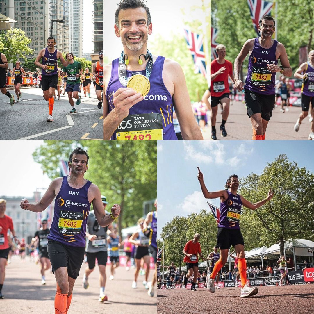 Congratulations to glaucoma specialist, Professor Dan Lindfield on completing the London Marathon for Glaucoma UK! He raised over £8K inspired by his patients and our support. Run for us in 2026, apply now: buff.ly/bMS7bCR

#Glaucoma #GlaucomaAwareness #LondonMarathon2025