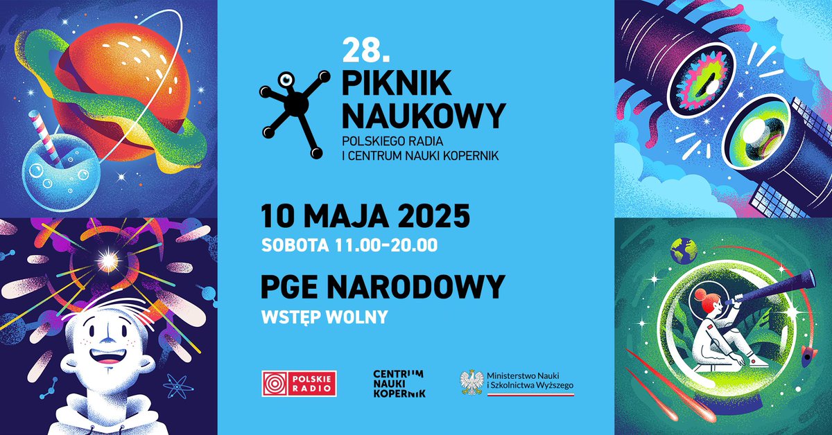 Zapraszamy na piknik naukowy na stadionie PGE Narodowy w Warszawie, podczas którego naukowcy ING PAN przez cały dzień zaprezentują m. in. jak powstają kratery uderzeniowe oraz owocowy układ słoneczny i wiele innych ciekawostek. Stanowisko E7 w Strefie Przyszłości