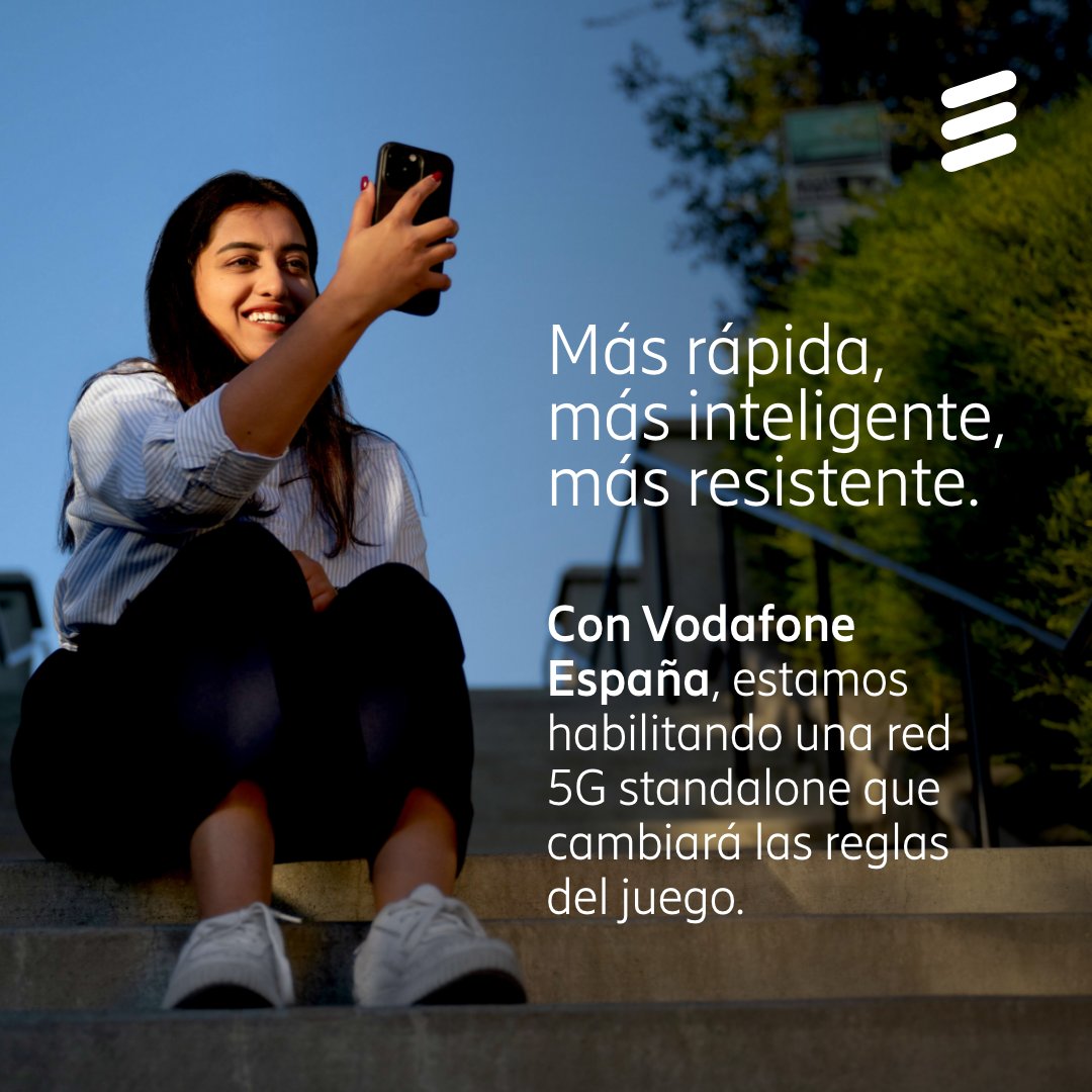Ericsson Europe (@ericsson_europe) on Twitter photo Llega la red #5GStandalone más rápida, sostenible y eficiente, con latencia de 10ms y servicios en tiempo real. <a href="/vodafone_es/">Vodafone España</a> y Ericsson España transforman la conectividad, ¡con cobertura para cubrir el 90% de la población este año!📶
Más en👉 m.eric.sn/G8a950VKn76 Llega la red #5GStandalone más rápida, sostenible y eficiente, con latencia de 10ms y servicios en tiempo real. <a href="/vodafone_es/">Vodafone España</a> y Ericsson España transforman la conectividad, ¡con cobertura para cubrir el 90% de la población este año!📶
Más en👉 m.eric.sn/G8a950VKn76