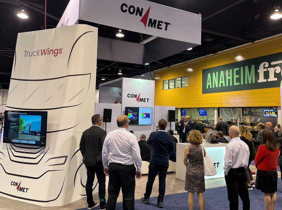 Thanks to everyone who joined us at yesterday's #TruckWings Tech Talk at #ACTexpo 2025.

If you missed it, catch the final Tech Talk today from 1:10–1:30 p.m.
ConMet Booth 5863

Learn more at conmet.com/actexpo/

#ConMet #FreightEfficiency #Sustainability #FleetEfficiency