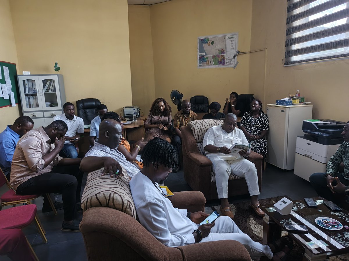 Radec46's tweet photo. Rights Advocacy and Development Centre paid a visit to NOSDRA with other CSOs and the media to explore their work stream, cooperation opportunities and seek their support in the needed push for a pollution-free and healthy environment in the Niger Delta.

#EnvironmentalProtection https://t.co/QgV6ODSDkF