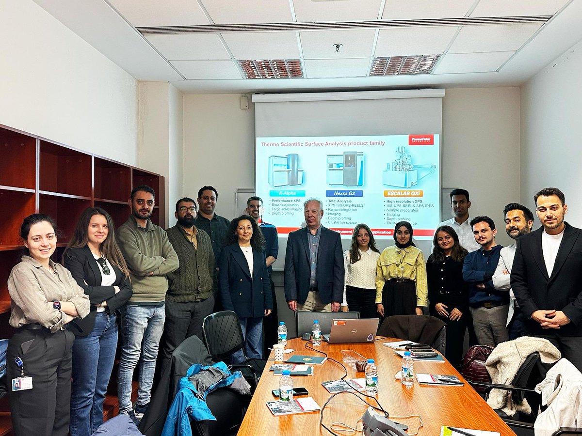 redokslab's tweet photo. Thermo Fisher Scientific ve Redoks iş birliğiyle düzenlediğimiz XPS (X-ray Photoelectron Spectroscopy) Workshop etkinliğimize göstermiş olduğunuz ilgi ve değerli katılımınız için içten teşekkürlerimizi sunarız.
#xps #surfaceanalysis #KAlpha #escalab #Nexsa #thermoscientific https://t.co/Zb5RgObN1i