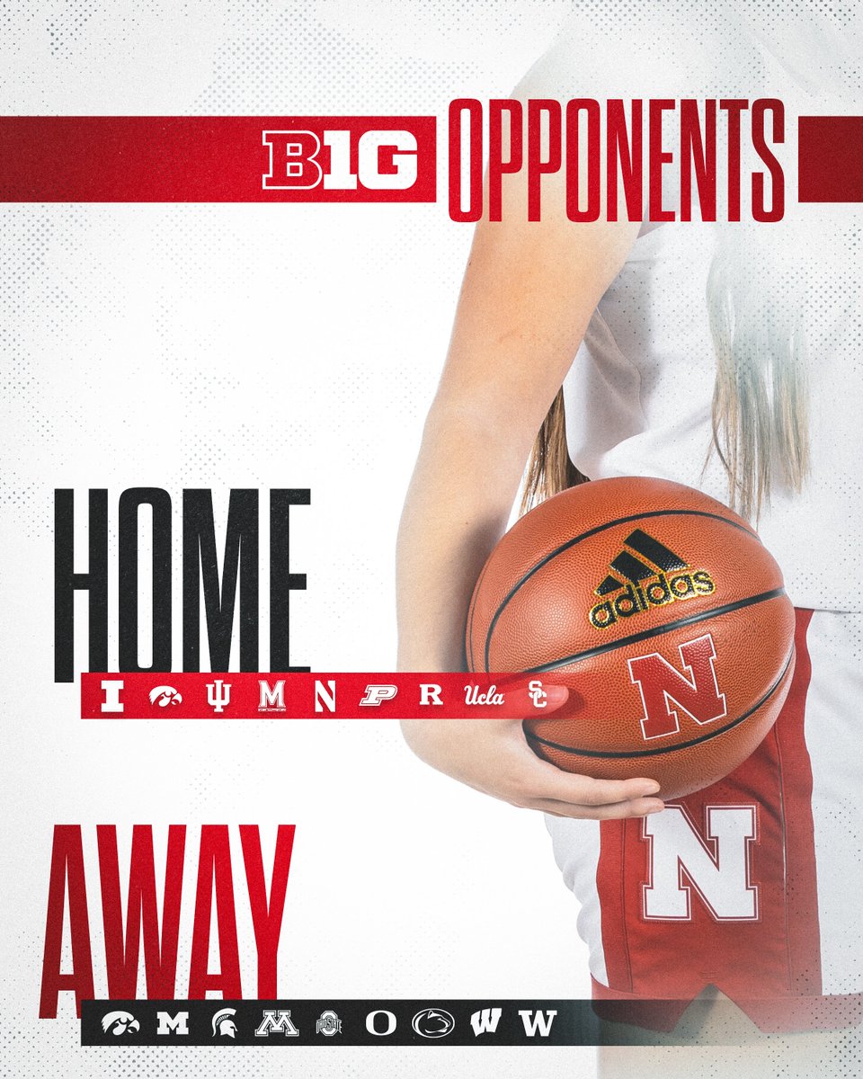 JUST IN 📰 

2025-26 B1G opponents  ⤵