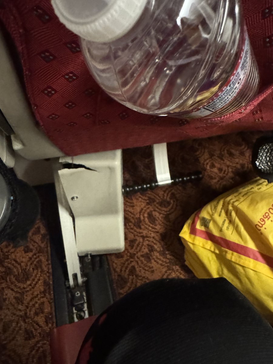 EagleMeow22's tweet photo. @airindia Think multiple times when flying with @airindia . They charge $ 70 per passenger to reserve seats and provide broken seats, no recline, no entertainment, no compensation, have filthy planes. Do not waste your money with them on SFO to Delhi route. https://t.co/i8ohRVciiR