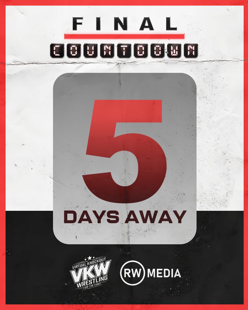 5 days to go.

The countdown has begun.

#ForTheFans