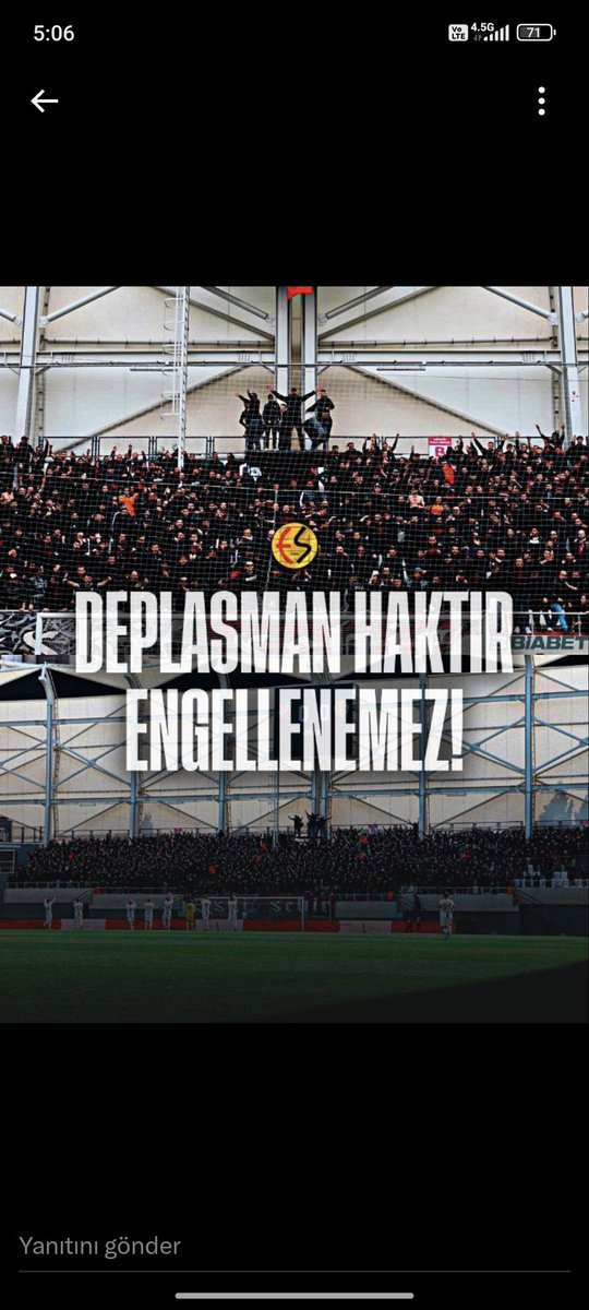 frkn26e's tweet photo. #ŞampiyonlukYolundaDeplasmanaDokunma
#DeplasmanHaktırEngellenemez https://t.co/qINXMbGZnU