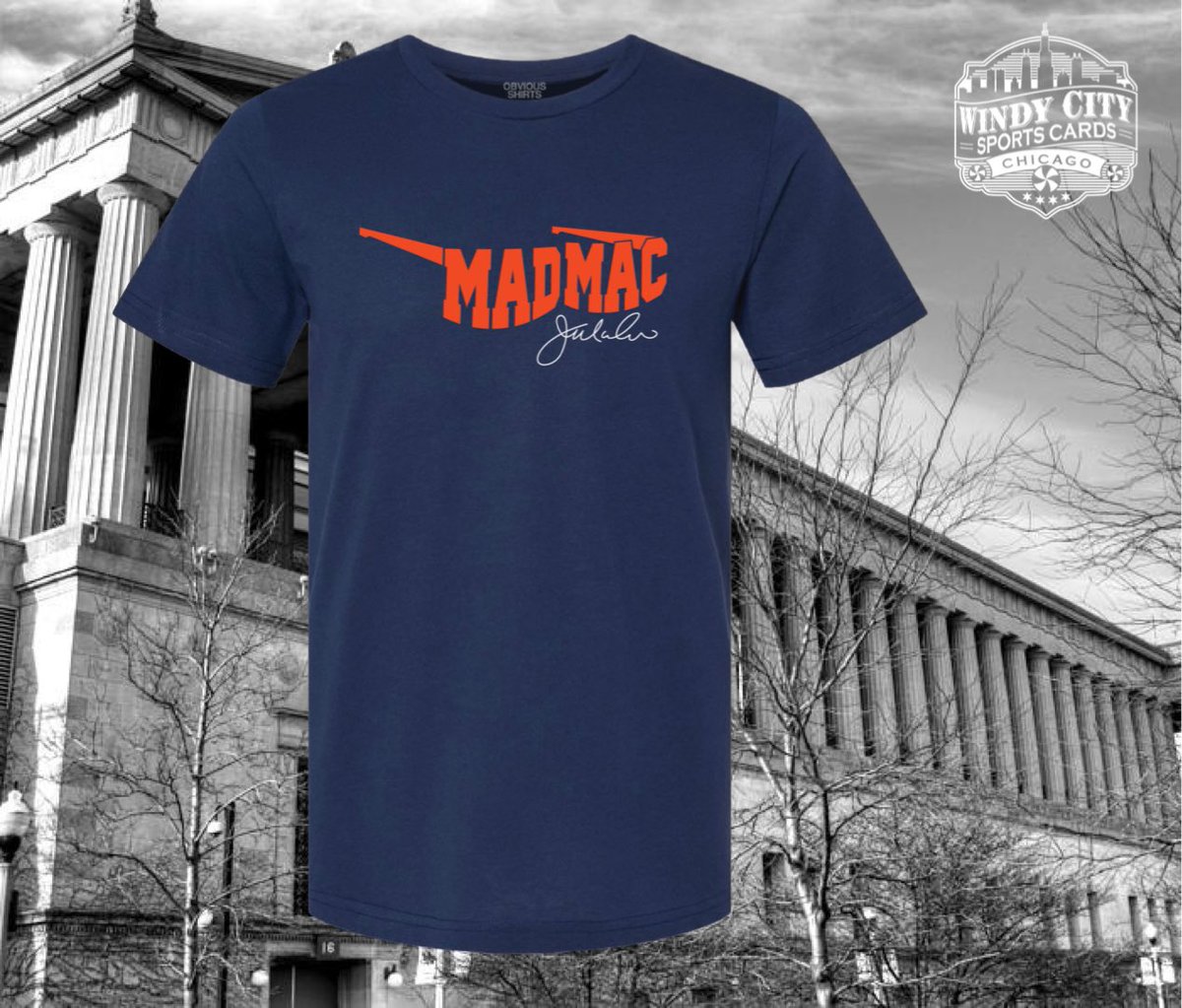 312SportsCards1's tweet photo. Alright 3 lucky 🍀 winners for that Jim McMahon Mad Mac shirt #DaBears 🐻⬇️ 

#MadMacDocumentary x Fall 2025

To Enter:

1. Like &amp; RT 👍
2. Winners Announced - 5/9 https://t.co/3X5cgVMVxd