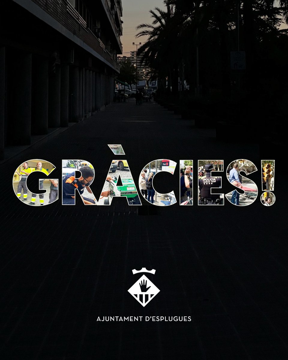 ajesplugues's tweet photo. 🎙️L'alcalde @eduardsanga ha agraït l'esforç de tot el personal municipal i els equips de seguretat i emergències - Policia Local, Mossos d'Esquadra i Protecció Civil - per fer front a l'#ApagadaElèctrica   

També ha donat les gràcies als grups municipals per la seva predisposició i destaca que "en moments com aquests, cal sumar esforços i així ha estat".    

I ha conclòs que "les veïnes i els veïns, davant d'aquest moment crític, van ser un exemple de calma i col·laboració".