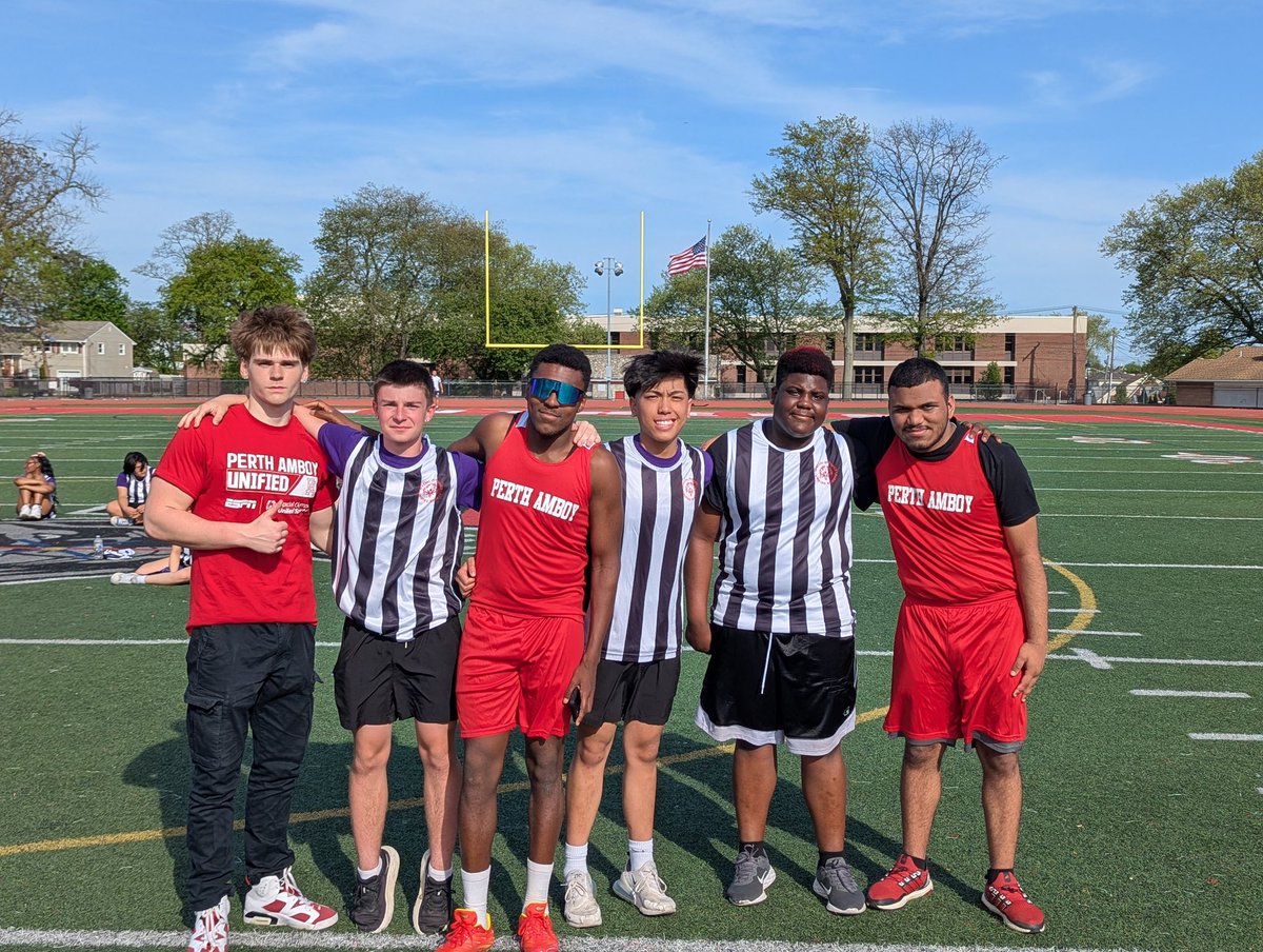 Thank you to Perth Amboy for hosting our Unified Track Meet yesterday! Senior night will be May 20th 4pm at Lombardi Field <a href="/DiMino_AD/">Dan DiMino</a> <a href="/SONewJersey/">Special Olympics NJ</a> <a href="/OldBridgeTPS/">The Bridge</a>