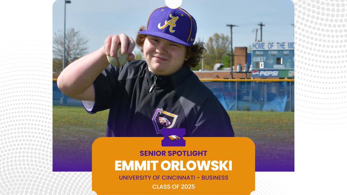 Senior Spotlight #10: Emmit Orlowski 

Emmit is one the energy bus leaders for our team! Willing to build teammates up no matter the circumstances! One of the best teammates this program has ever had! Loved by his teammates, which helps continue the developmental of our family!
