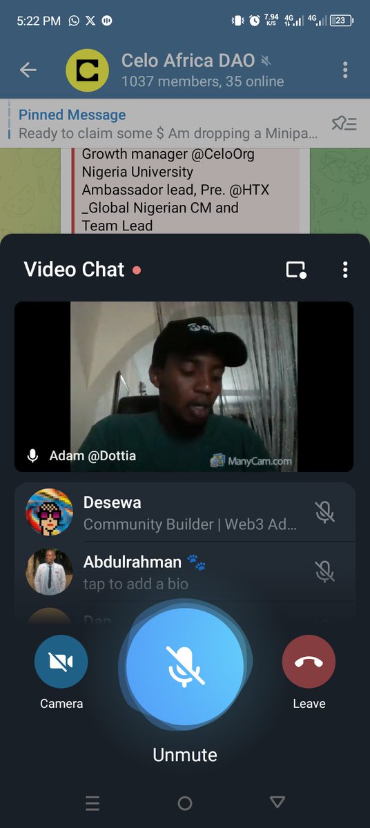 Saqago's tweet photo. with celoafrocaDAOLearned a lot about blockchain, crypto adoption in Africa, and how Celo is driving financial inclusion across the continent. Thanks for the opportunity!
@CeloAfricaDao 
@adamsheed93 
@BlockchainNW_ 
#celoafrocaDAO, #buildoncelo #blockchainNorthWest https://t.co/bCATw3nLaz
